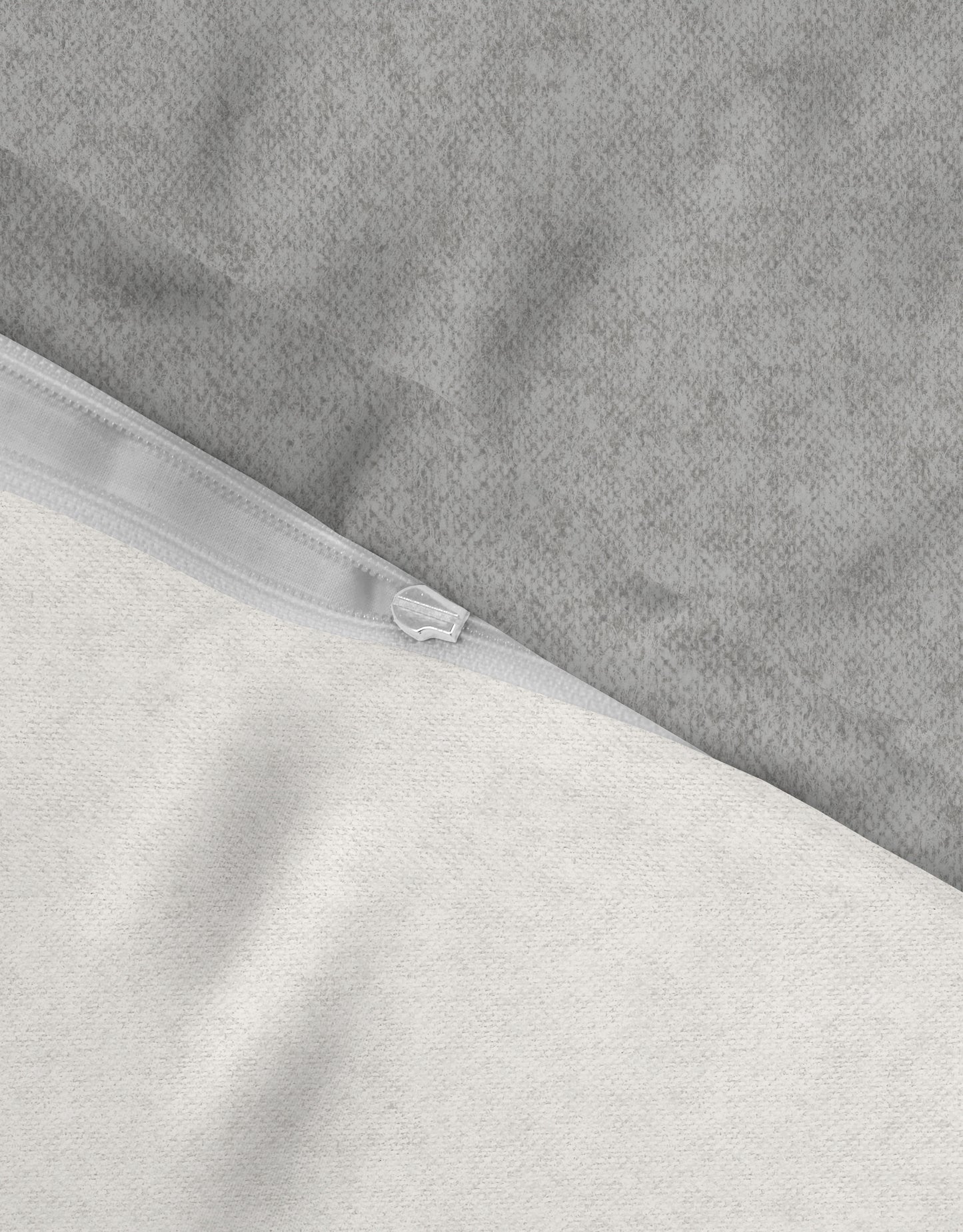 biberna Melange-Flanell Bettwäsche Sturmgrau – Produktdetail