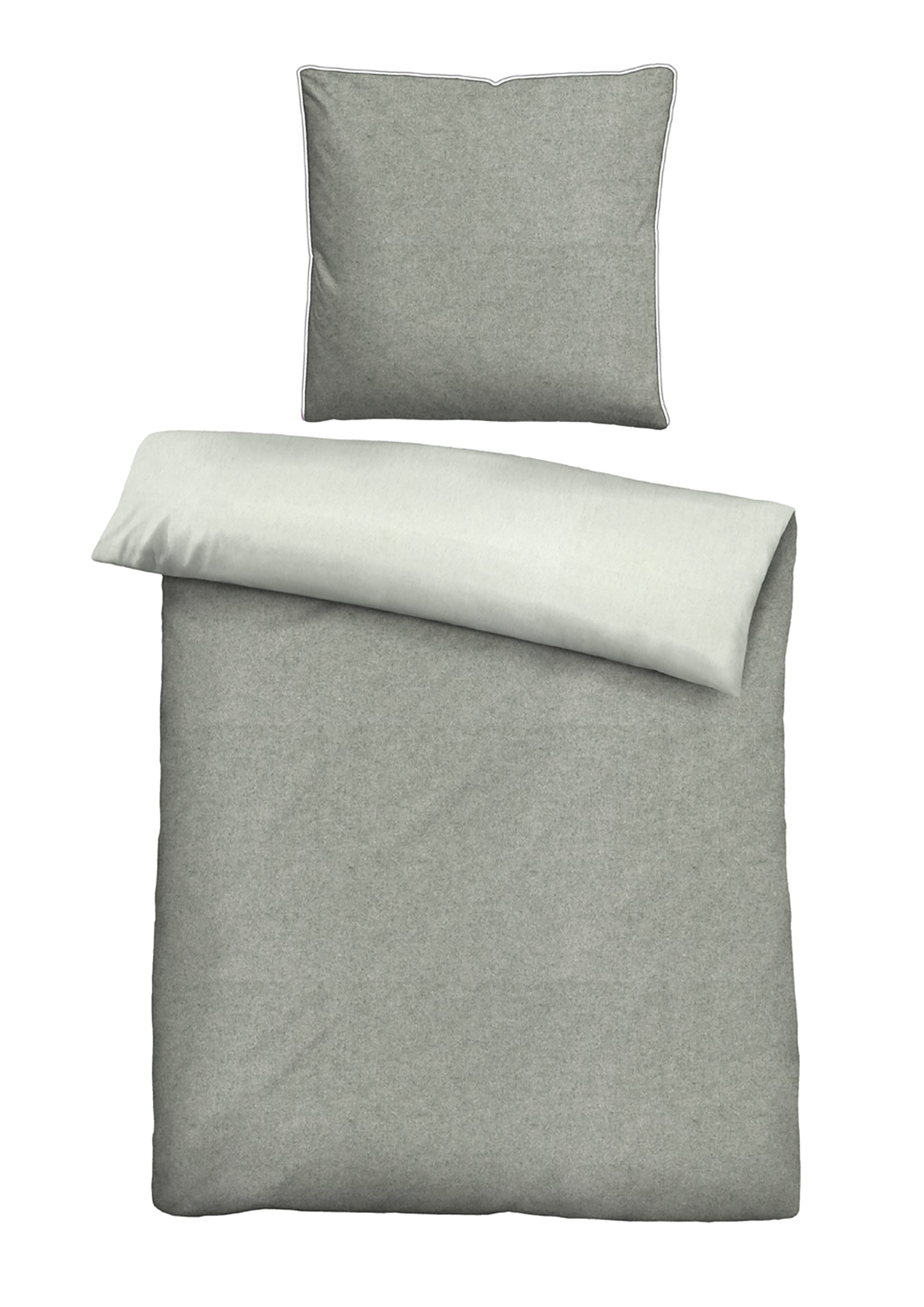 biberna Melange-Flanell Bettwäsche – Produktdetail