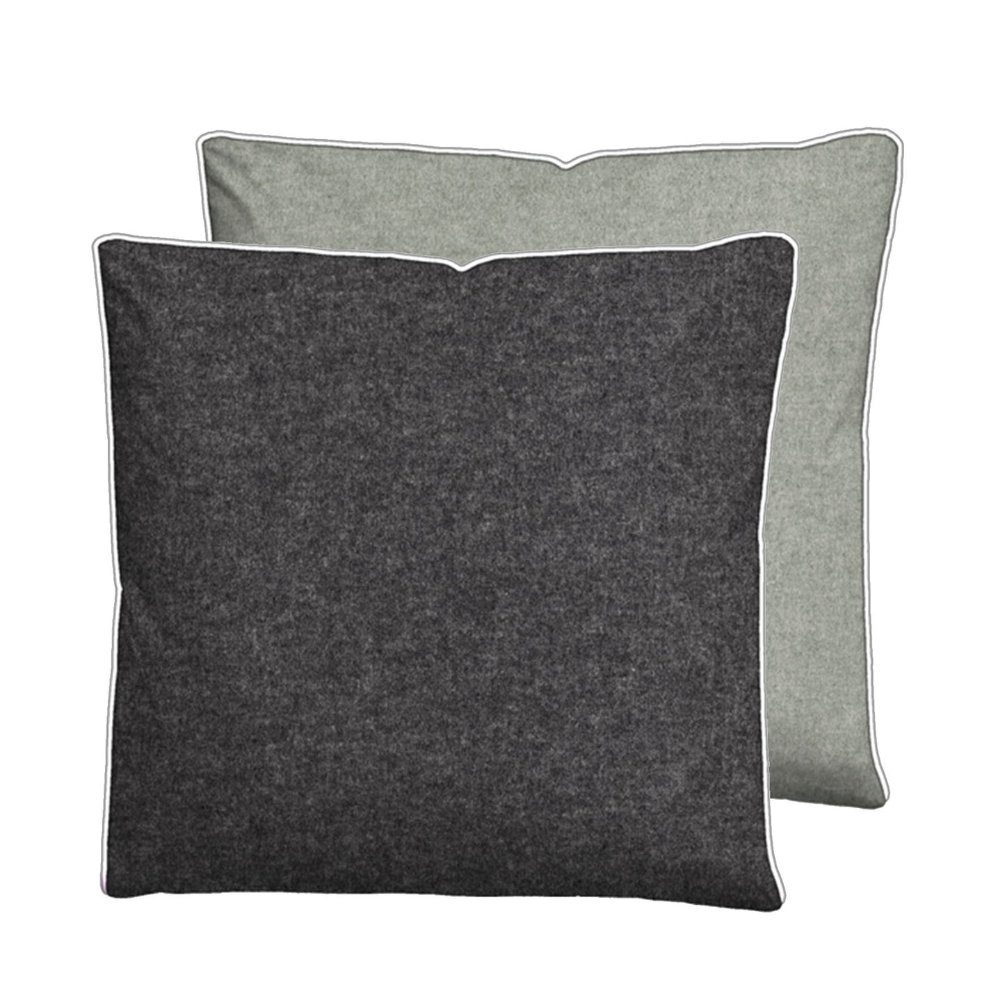 biberna Melange-Flanell Kissenbezug – Biber