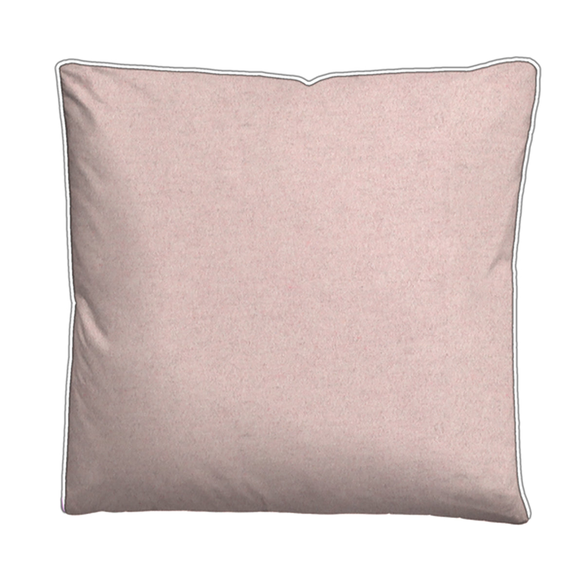 biberna Melange-Flanell Kissenbezug – Rose