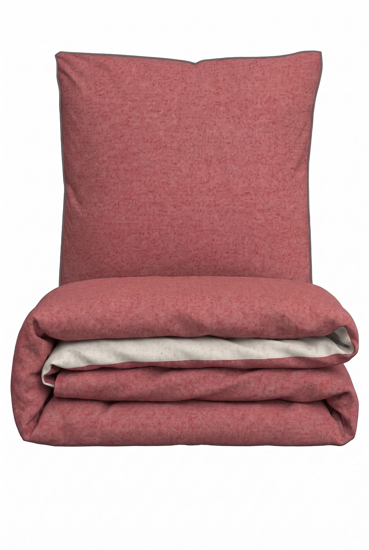 biberna Melange-Flanell Bettwäsche - Set gefaltet