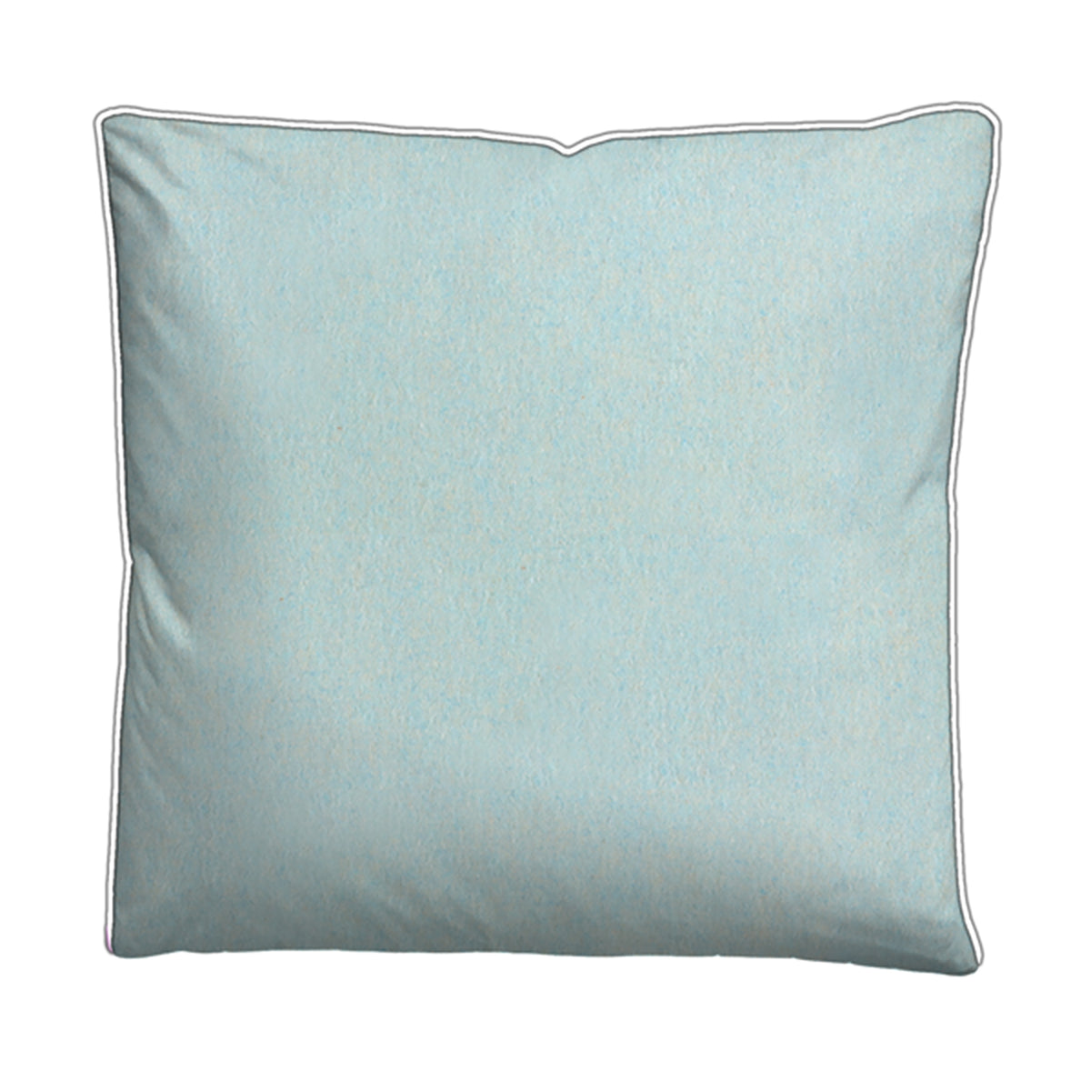 biberna Melange-Flanell Kissenbezug – Ciel