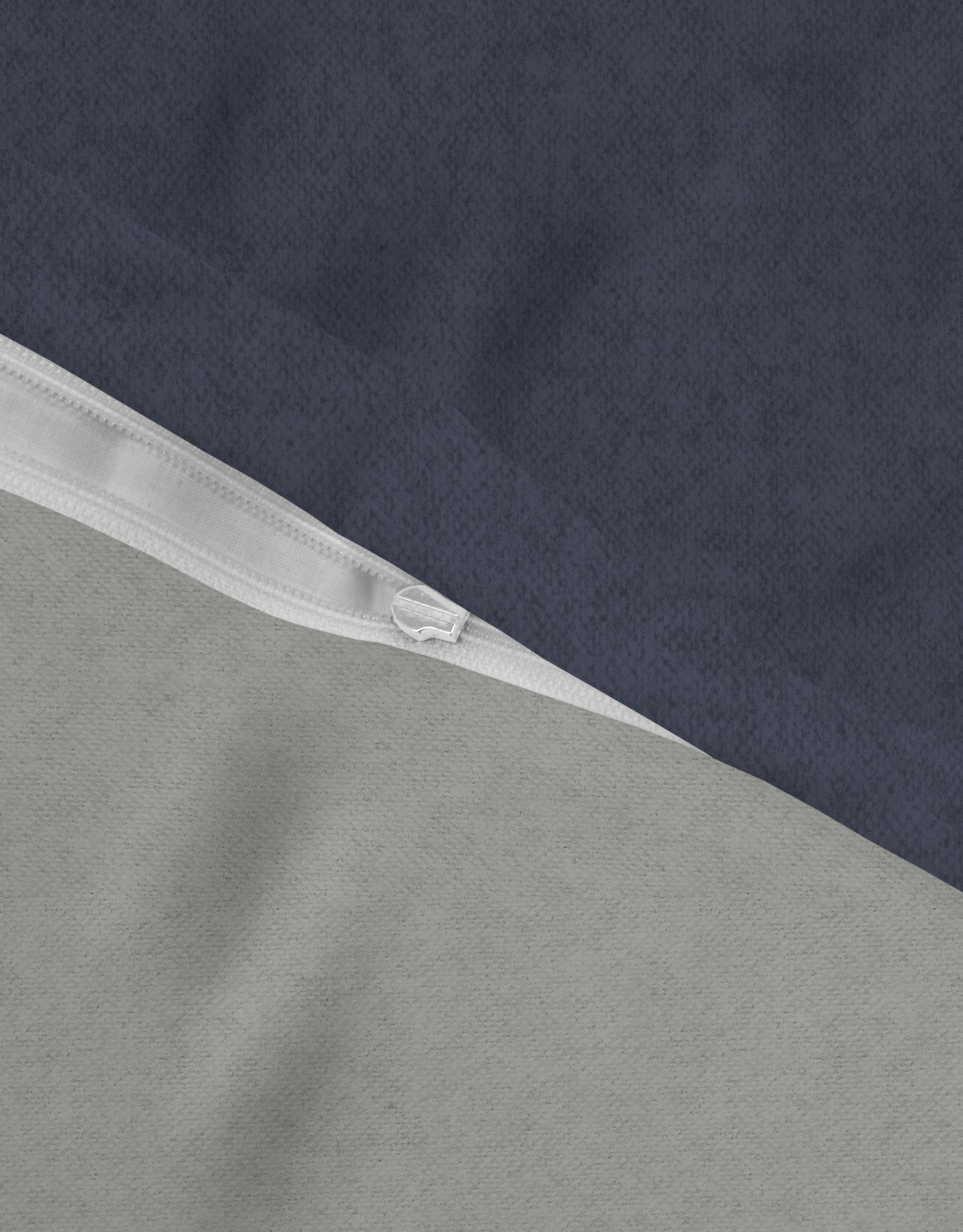 biberna Melange-Flanell Bettwäsche Marine – Produktdetail