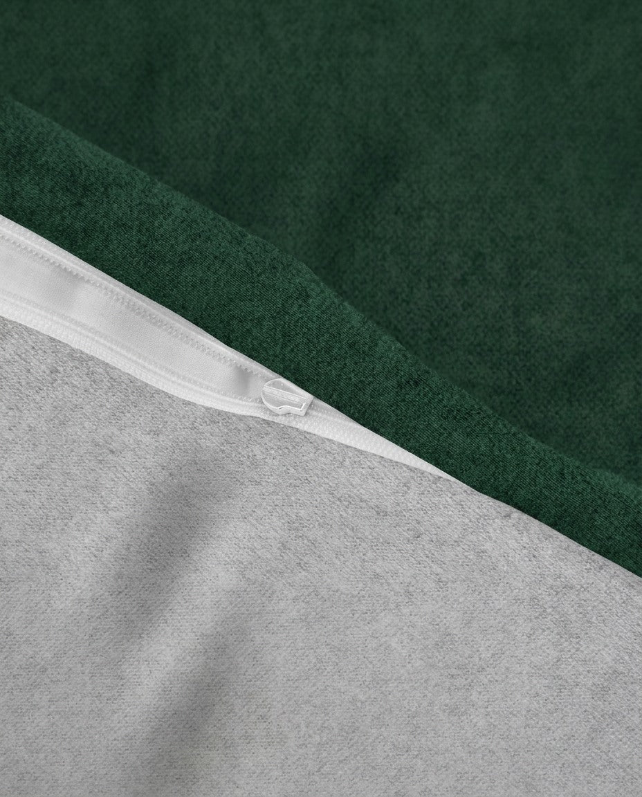 biberna Melange-Flanell Bettwäsche - Reißverschluss