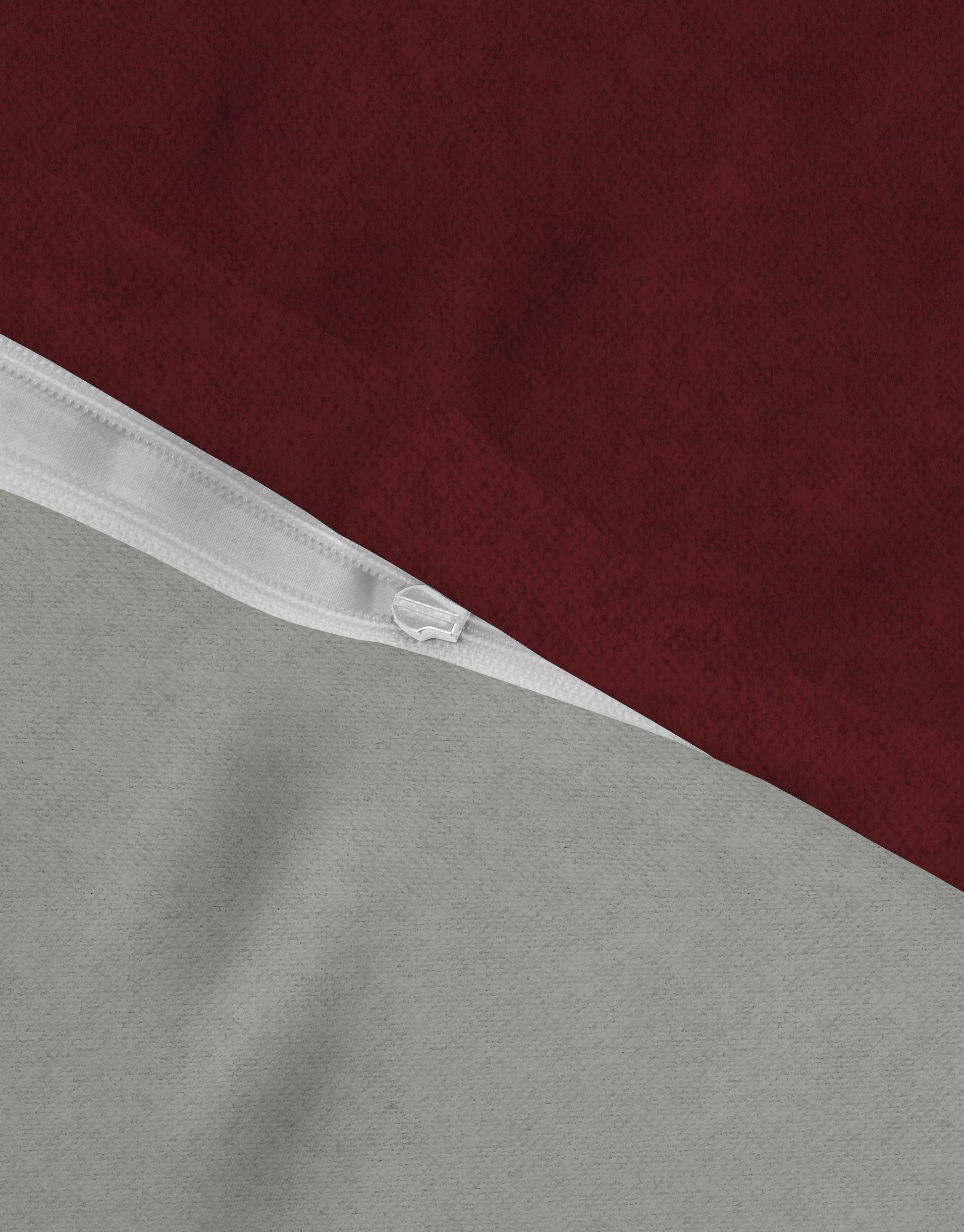 biberna Melange-Flanell Bettwäsche Burgund – Produktdetail