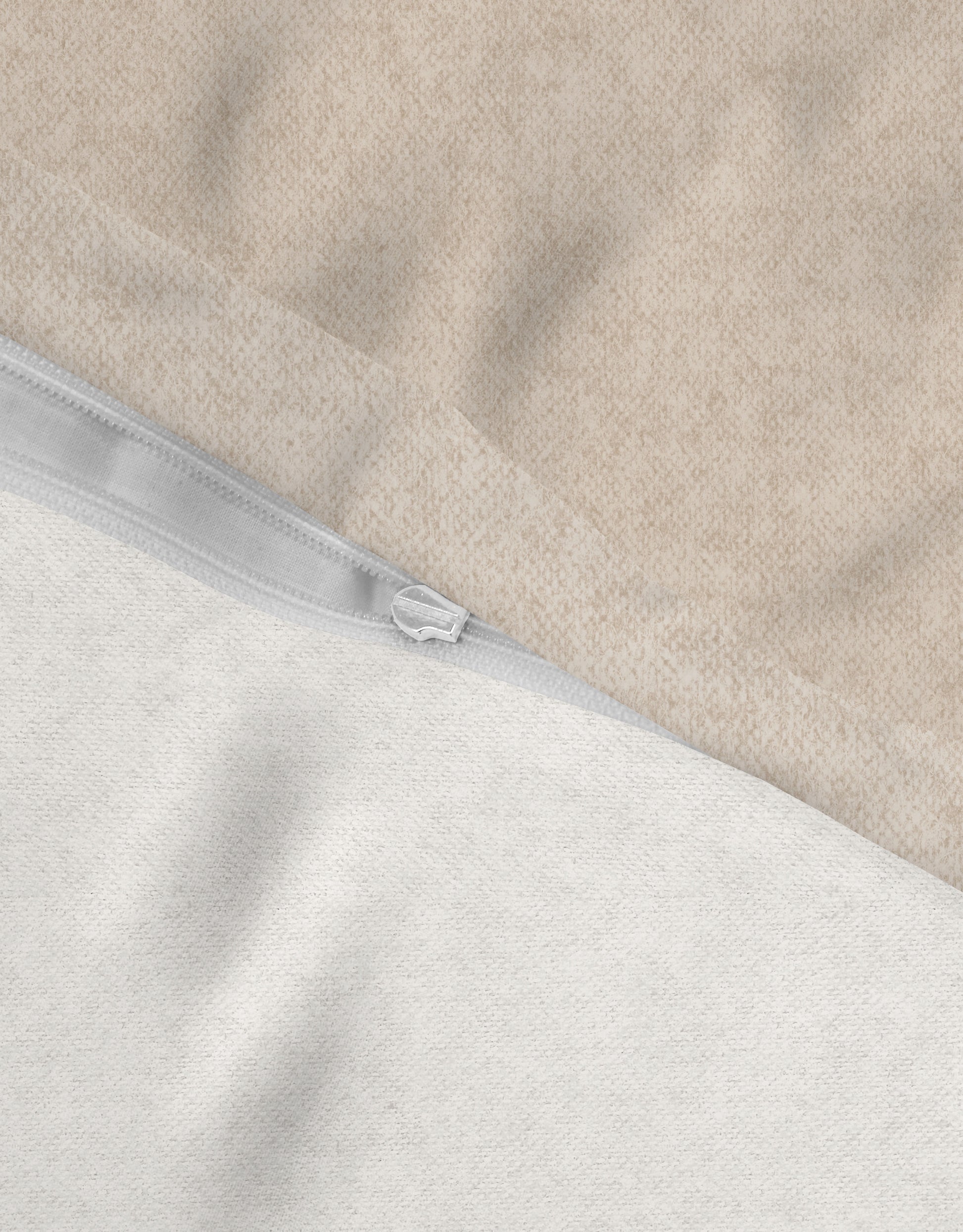 biberna Melange-Flanell Bettwäsche Kitt – Produktdetail