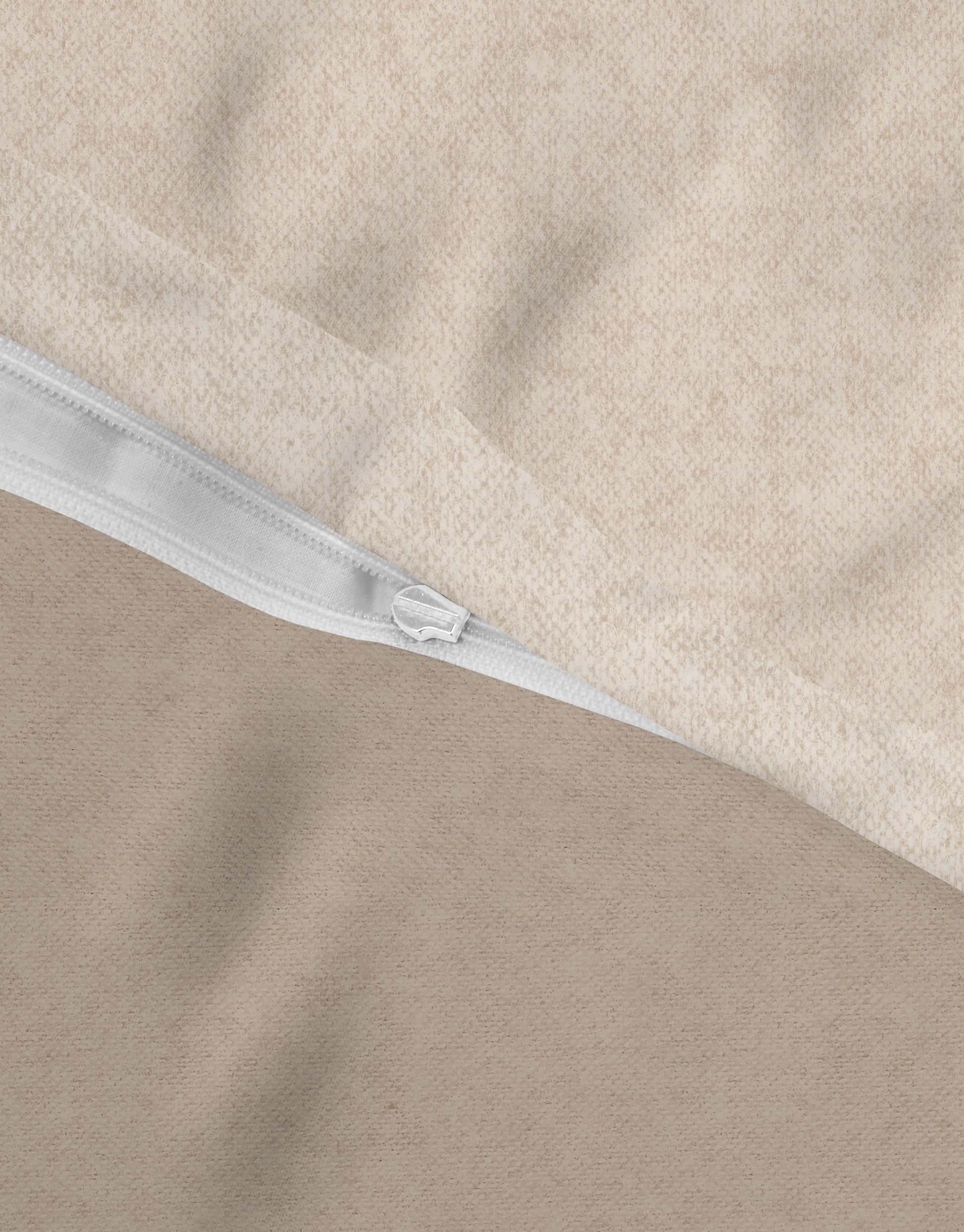 biberna Melange-Flanell Bettwäsche Natur – Produktdetail