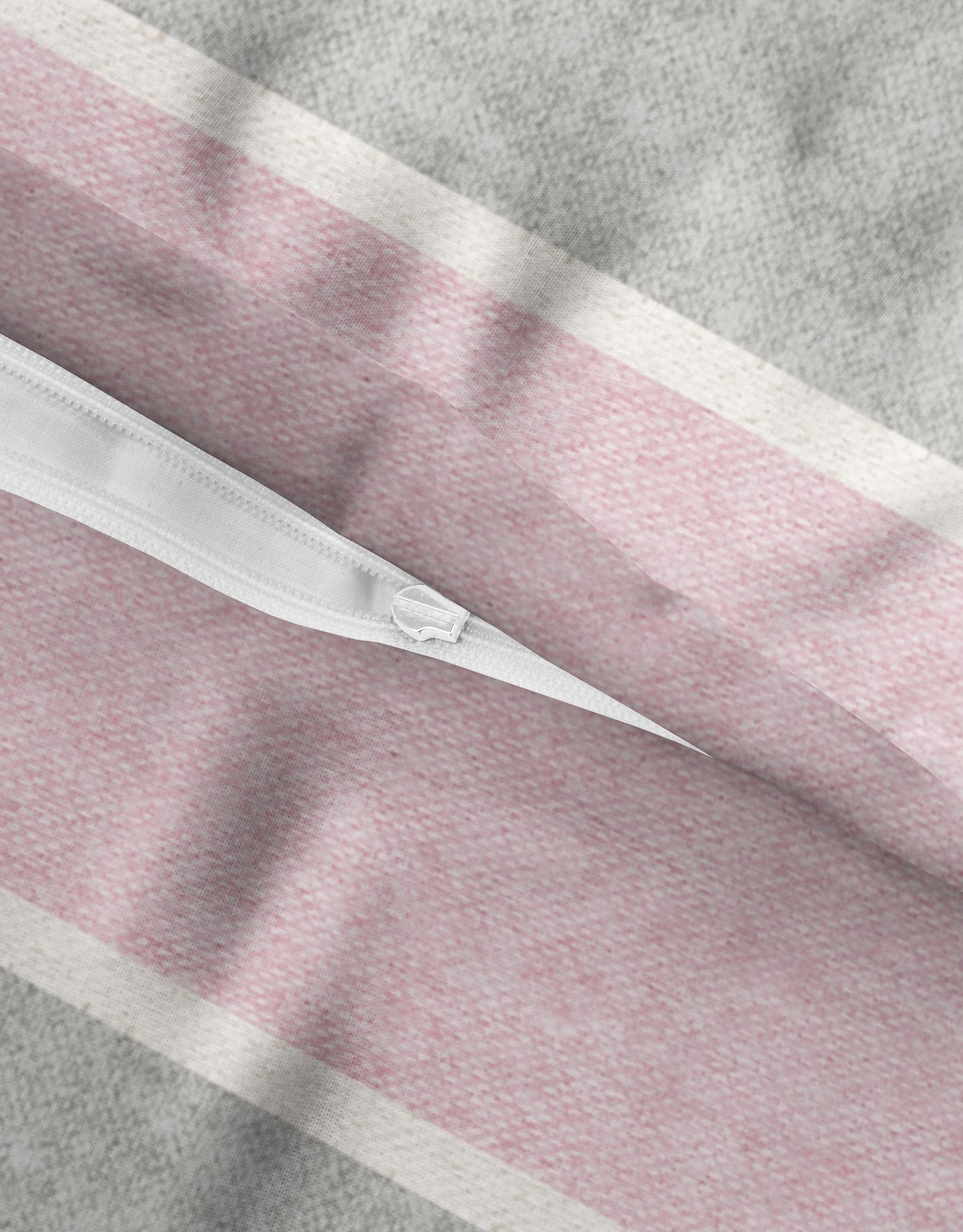 biberna Melange-Flanell Bettwäsche Rose – Produktdetail