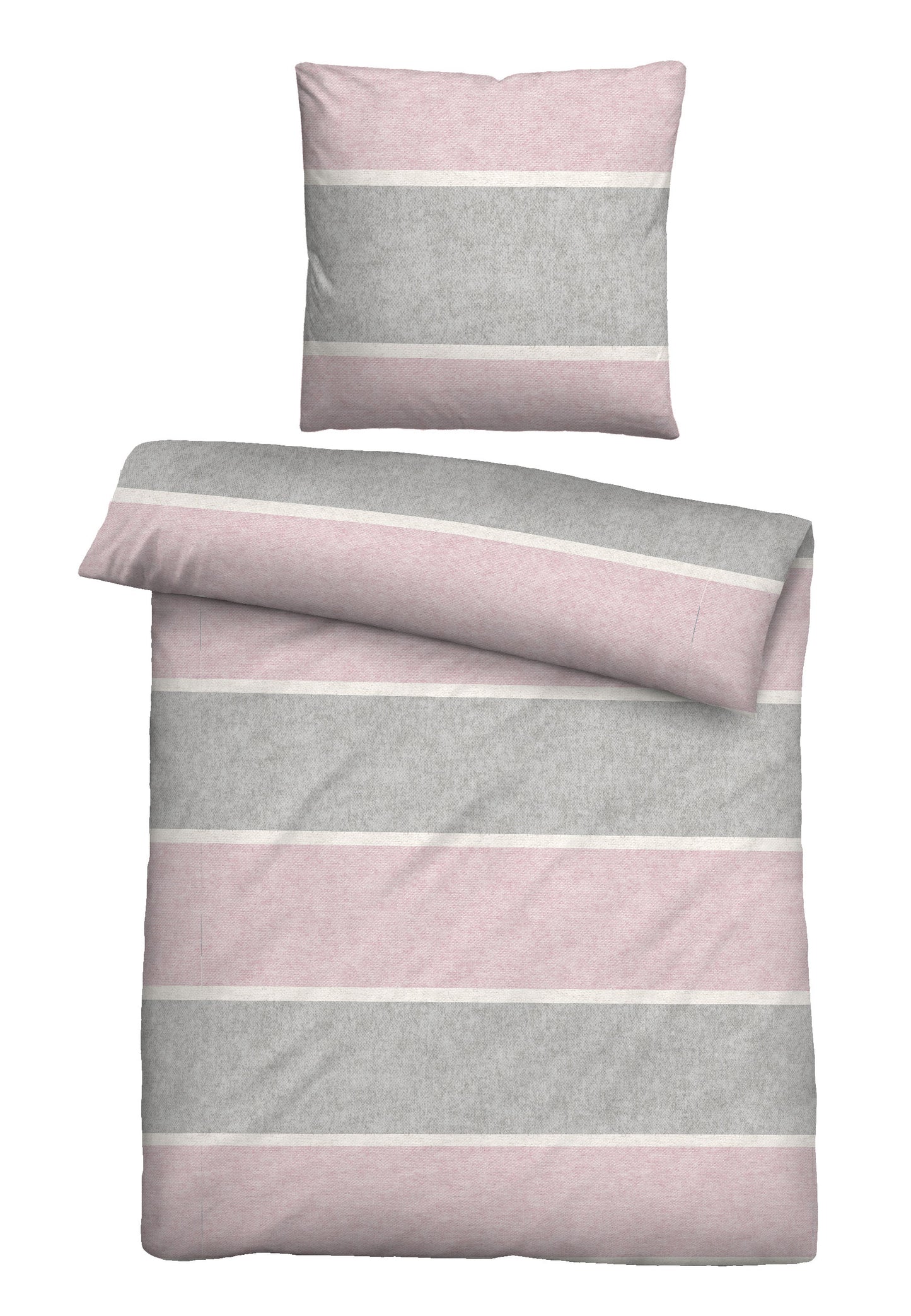 biberna Melange-Flanell Bettwäsche – Melange-Flanell Bettwäsche
