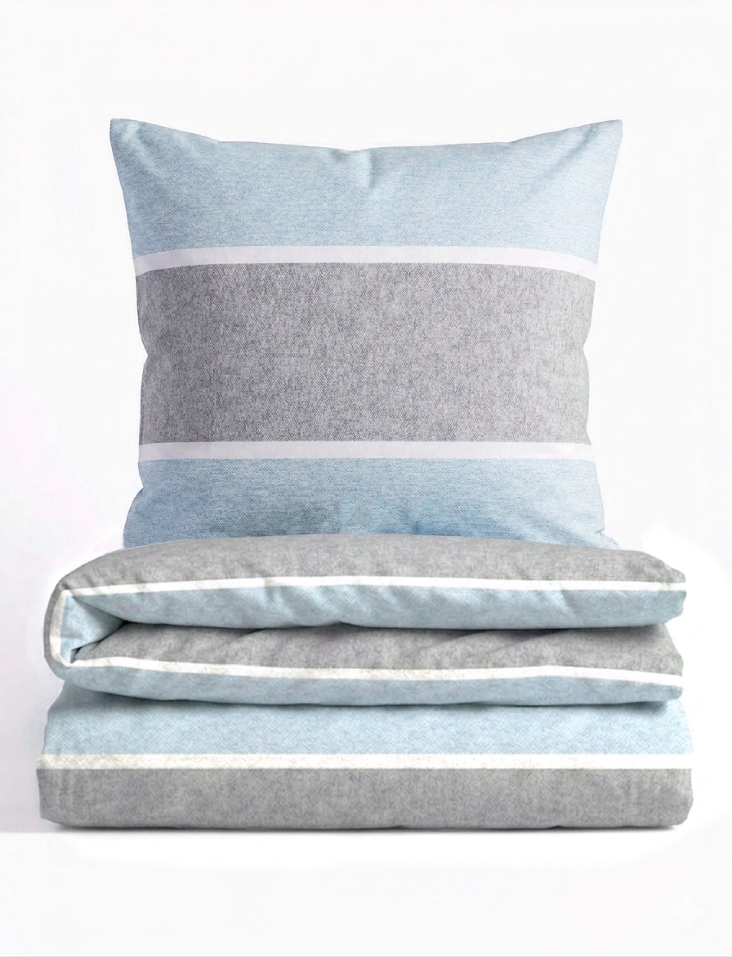 biberna Melange-Flanell Bettwäsche Ciel – Melange-Flanell