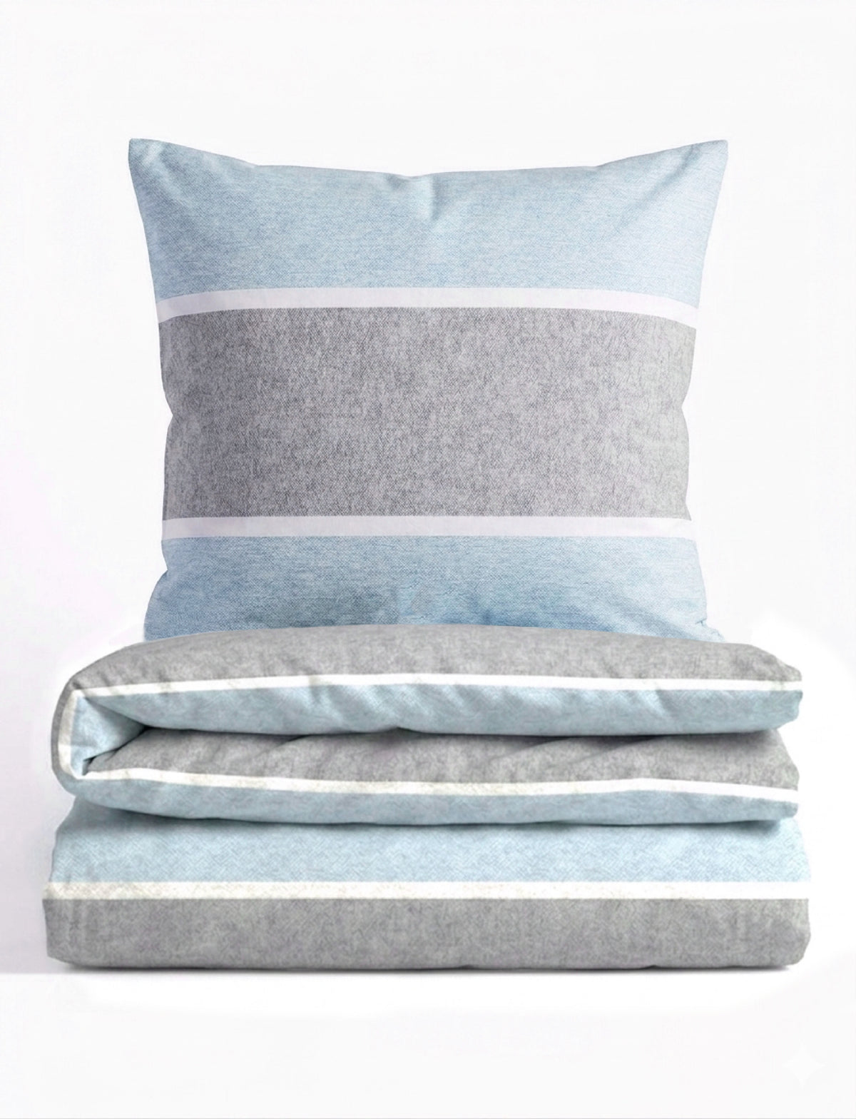 biberna Melange-Flanell Bettwäsche Ciel – Melange-Flanell