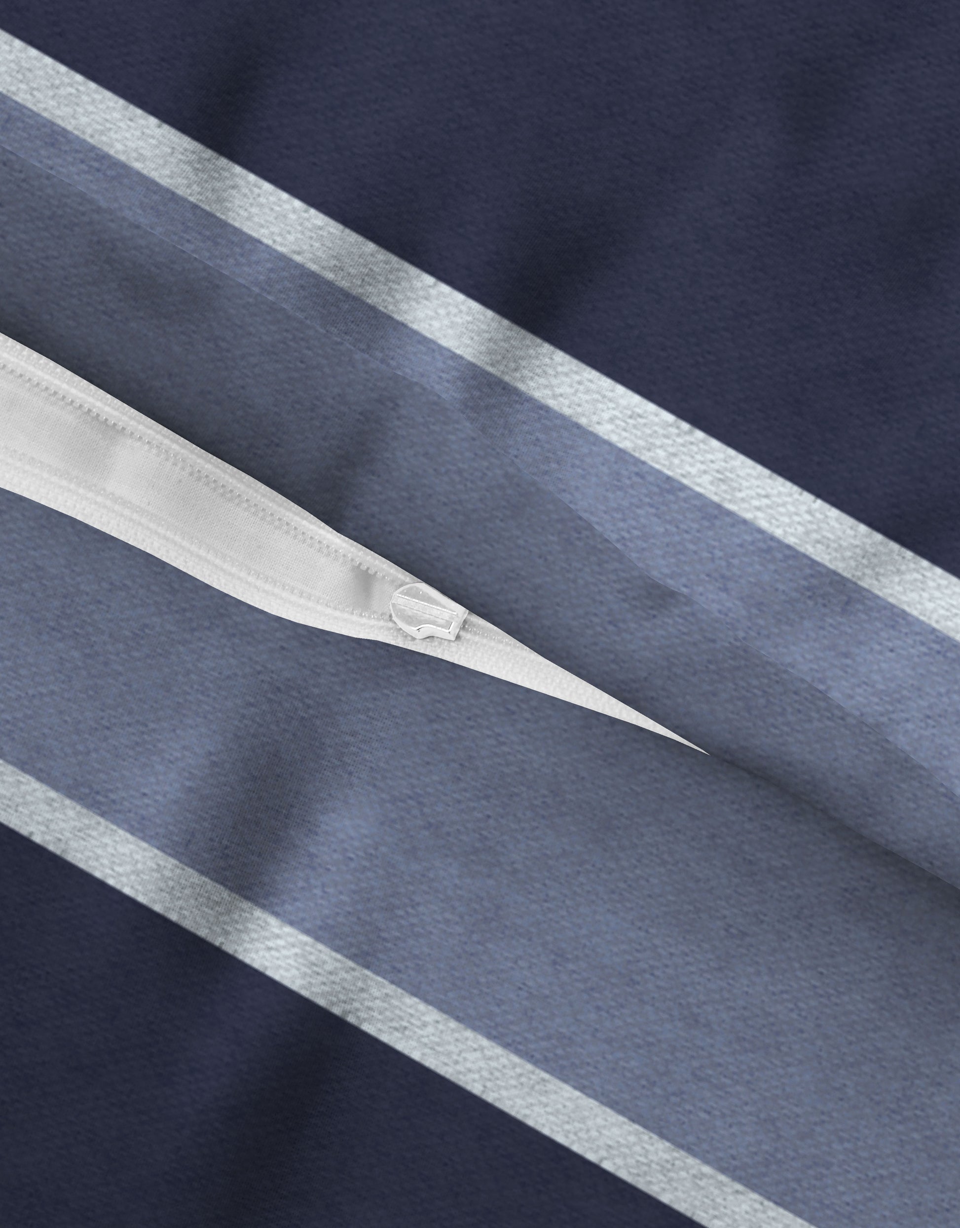biberna Melange-Flanell Bettwäsche Marine – Produktdetail