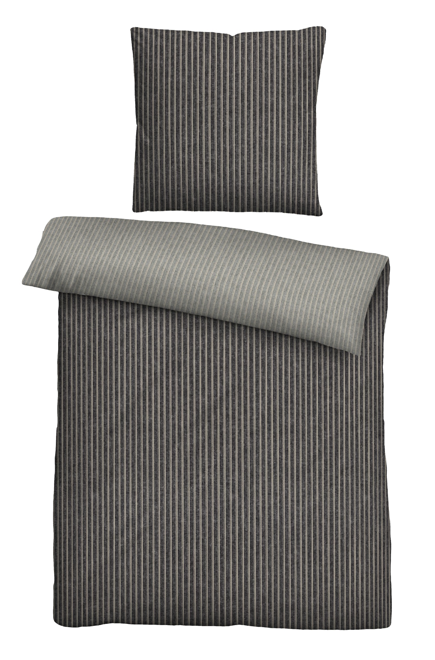 biberna Melange-Flanell Bettwäsche – Melange-Flanell