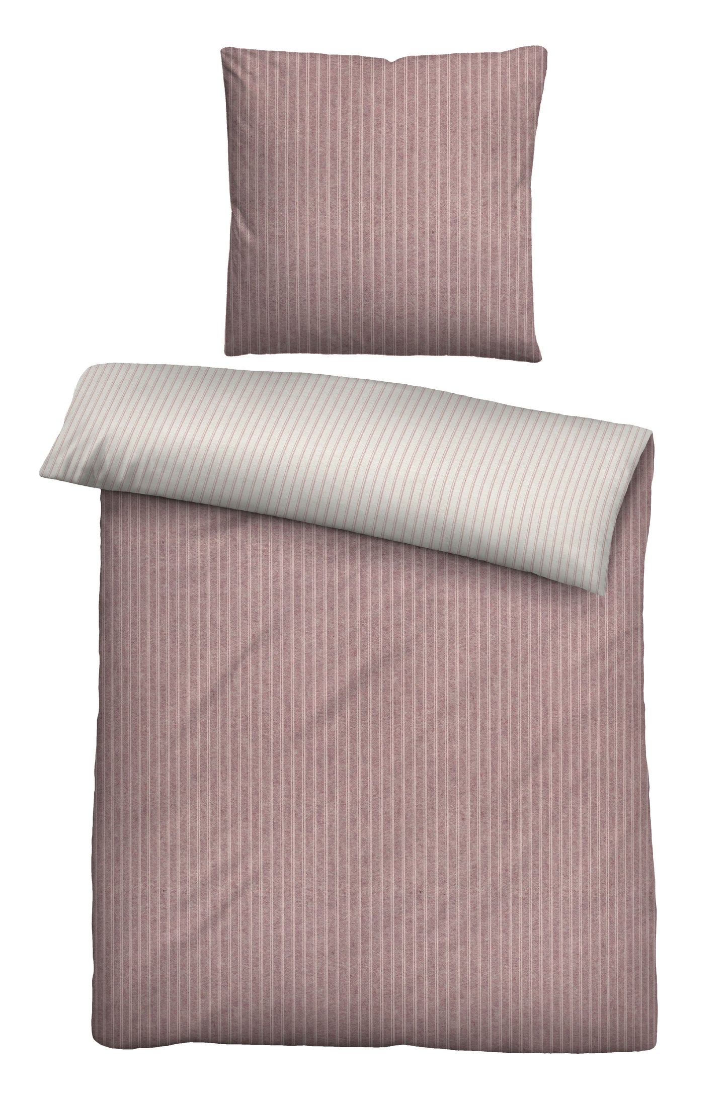biberna Melange-Flanell Bettwäsche