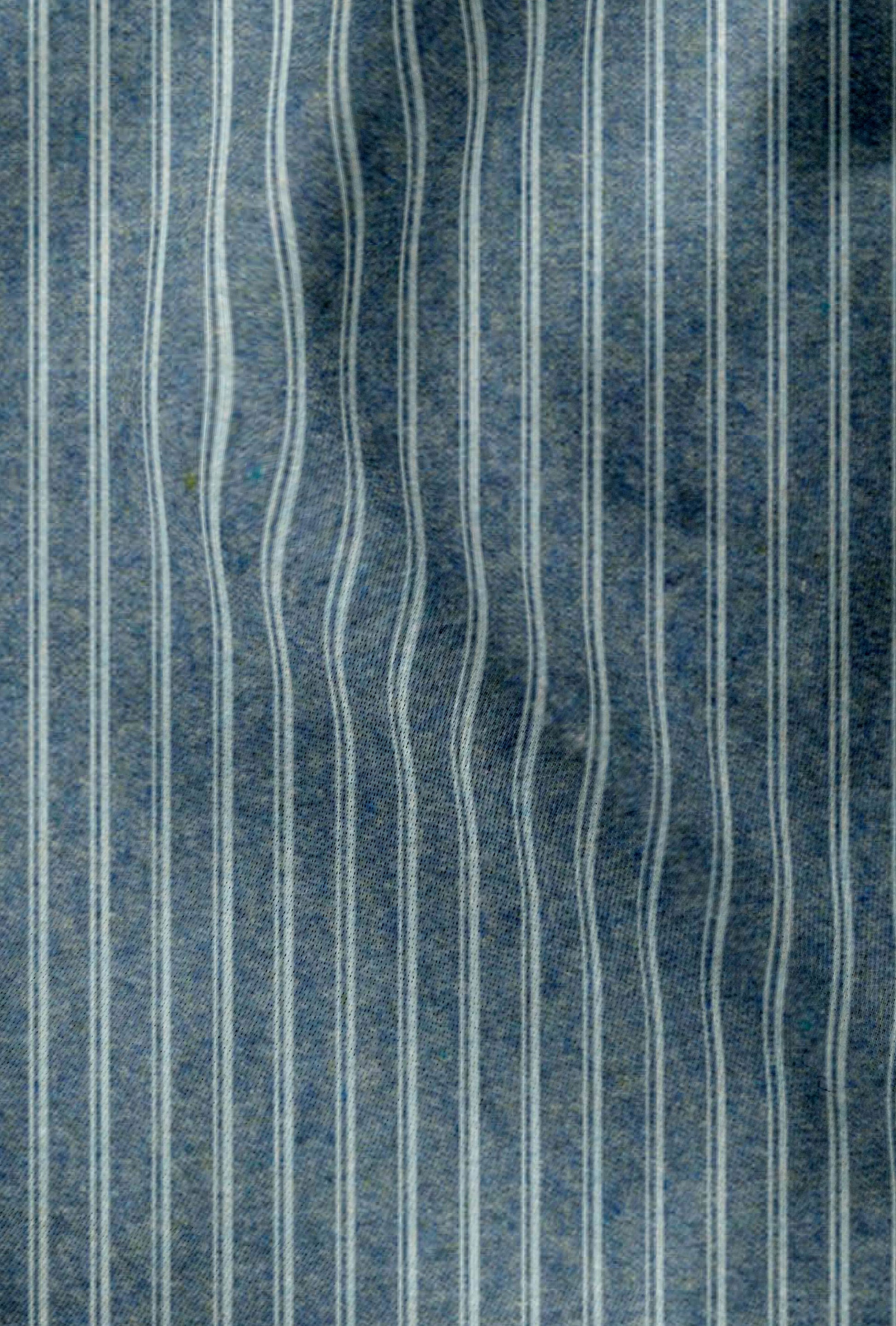 biberna Melange-Flanell Bettwäsche Blau – Produktdetail
