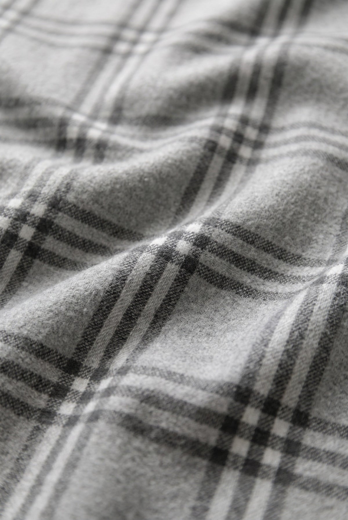 biberna Melange-Flanell Bettwäsche - Stoffdetail