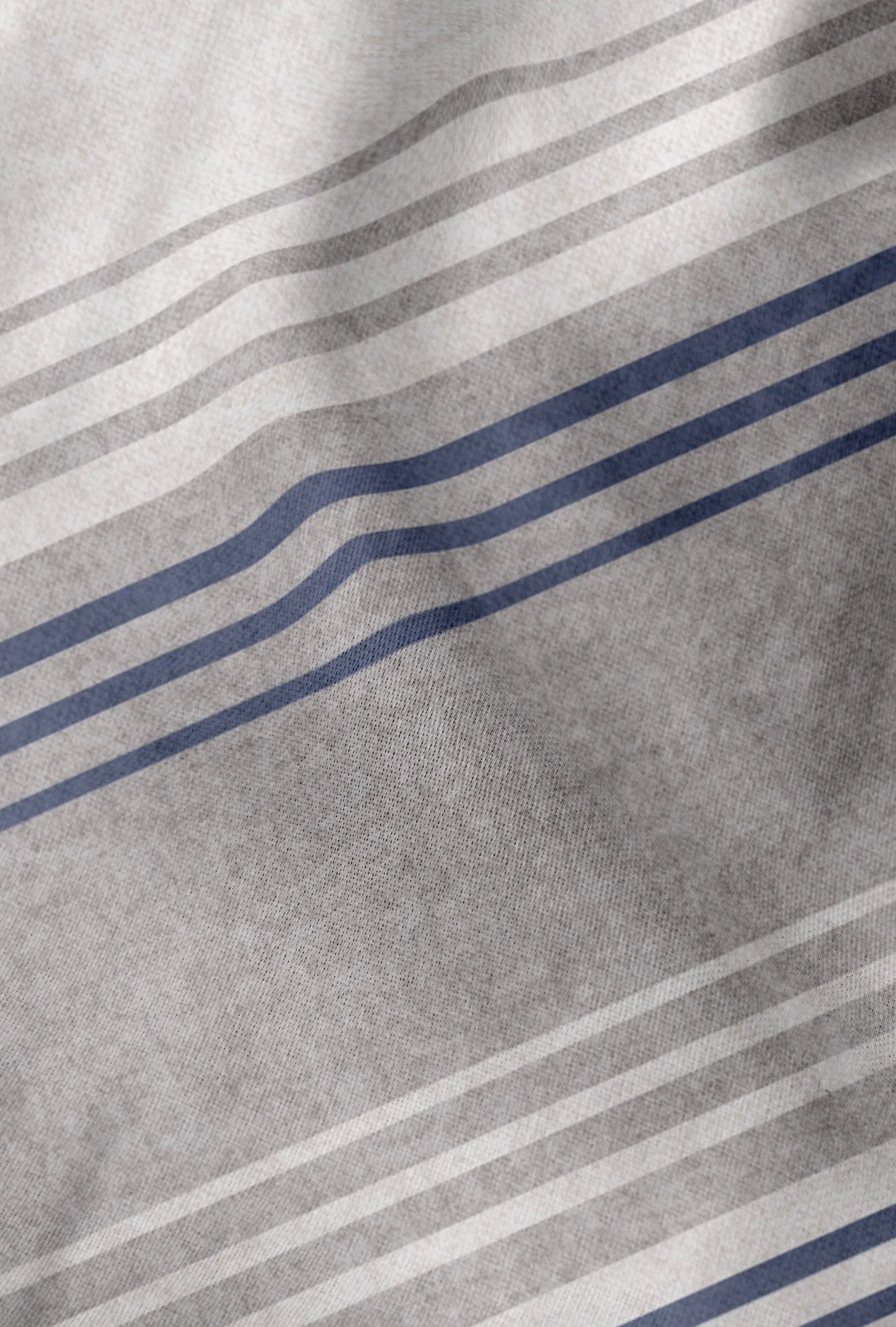 biberna Melange-Flanell Bettwäsche Blau – Produktdetail