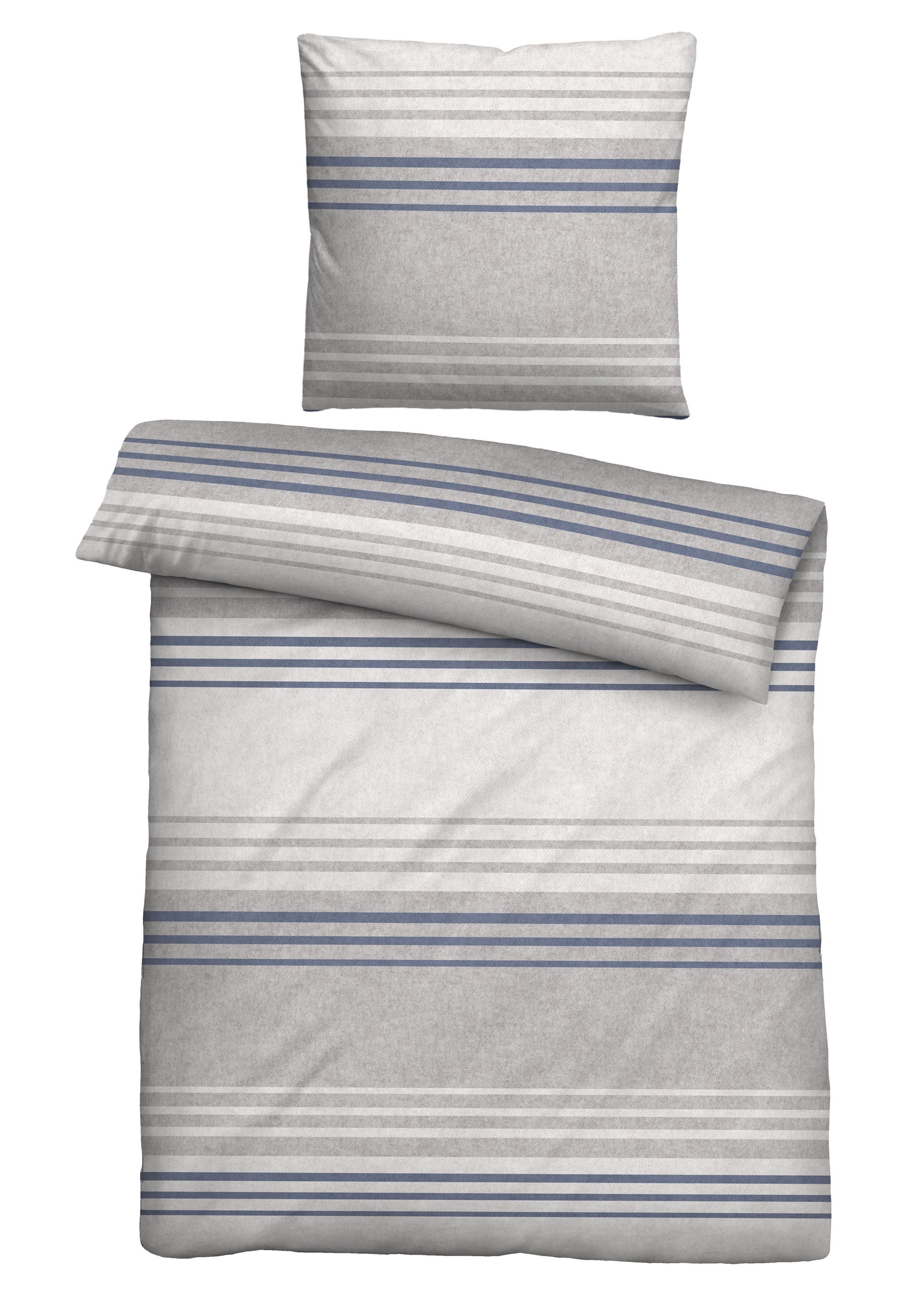 biberna Melange-Flanell Bettwäsche – Melange-Flanell