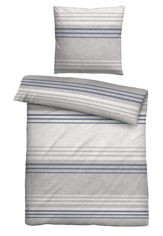 biberna Melange-Flanell Bettwäsche – Melange-Flanell