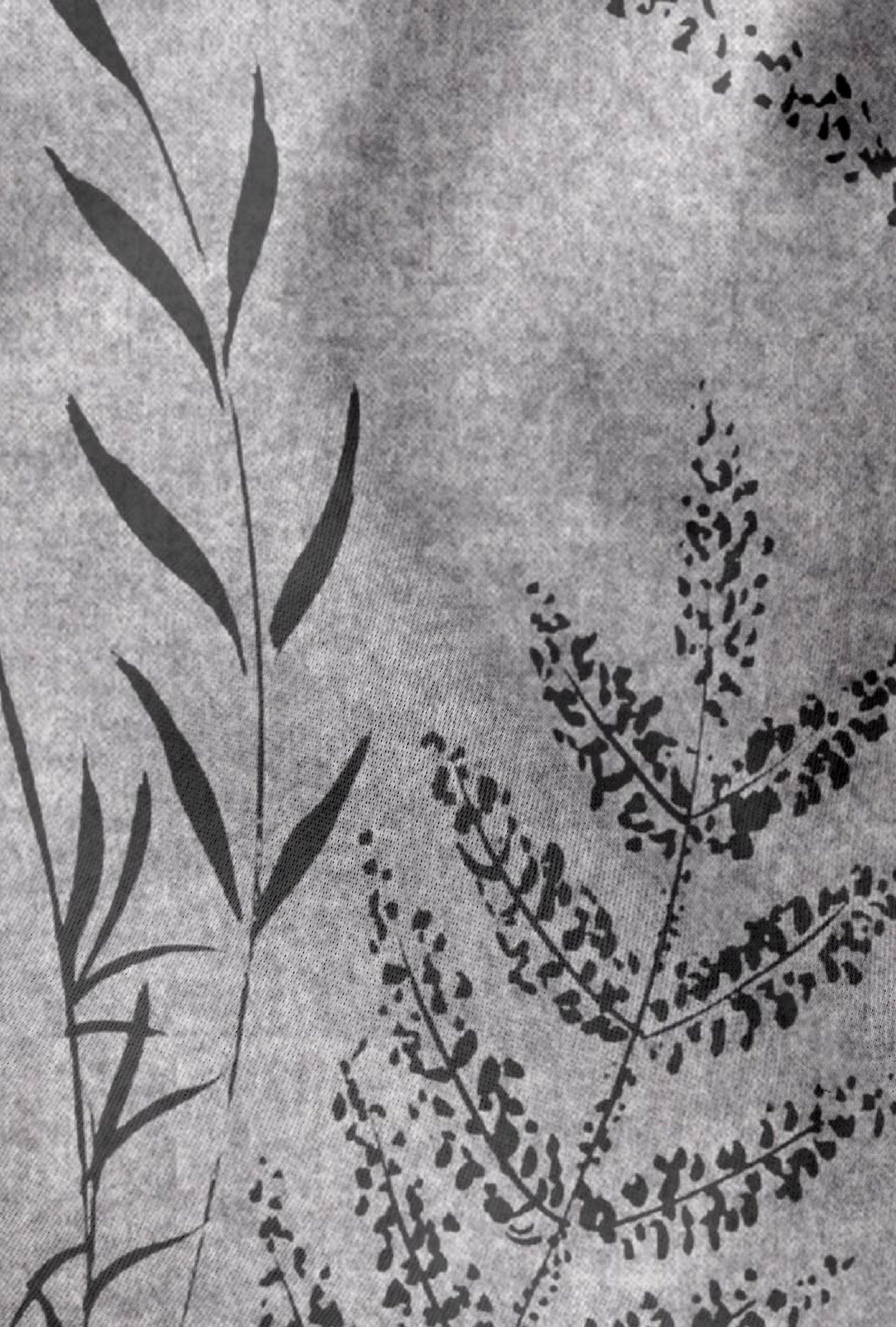biberna Melange-Flanell Bettwäsche Sturmgrau – Produktdetail