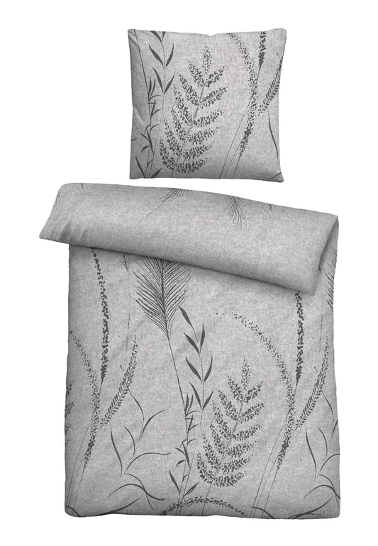 biberna Melange-Flanell Bettwäsche – Melange-Flanell