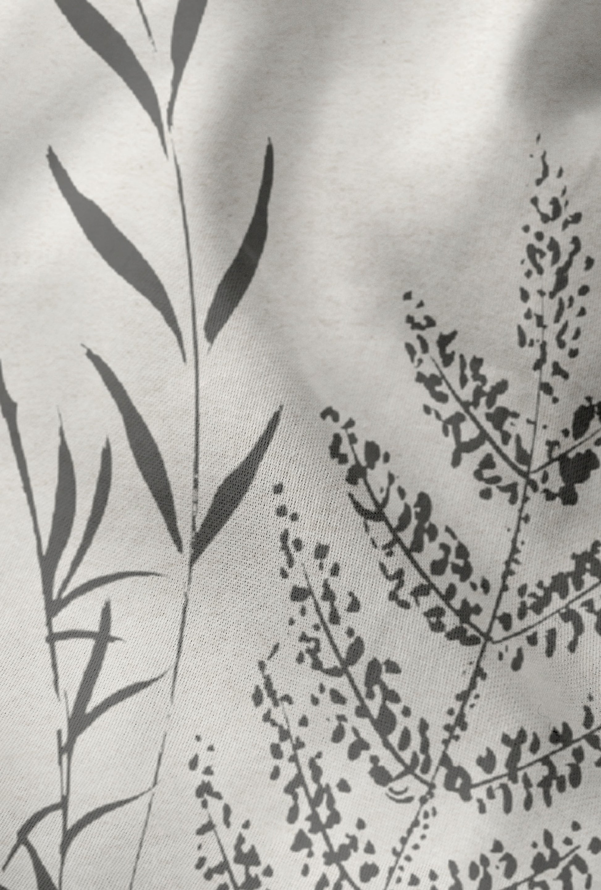 biberna Melange-Flanell Bettwäsche Grau – Produktdetail