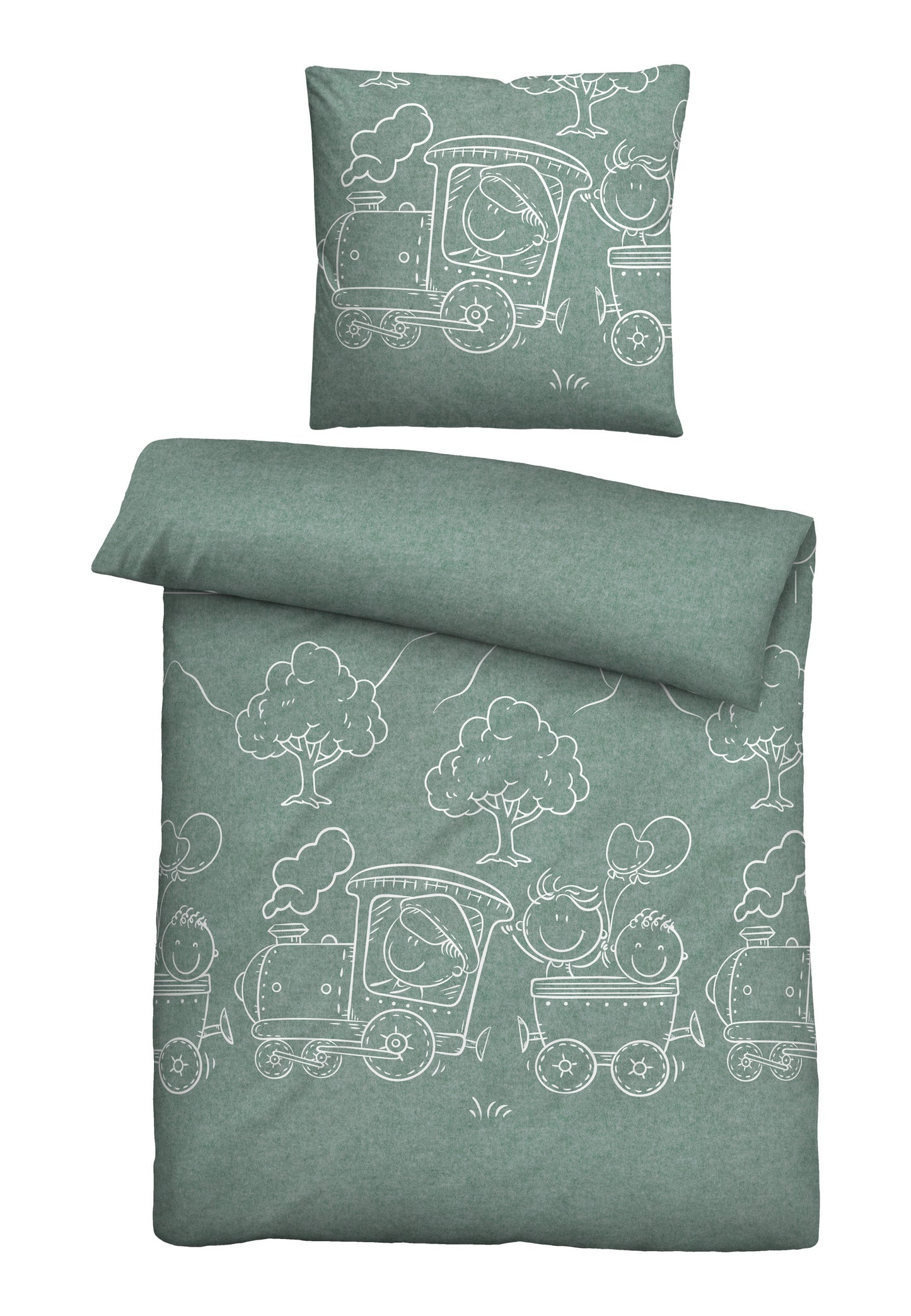 biberna Melange-Flanell Bettwäsche – Produktdetail