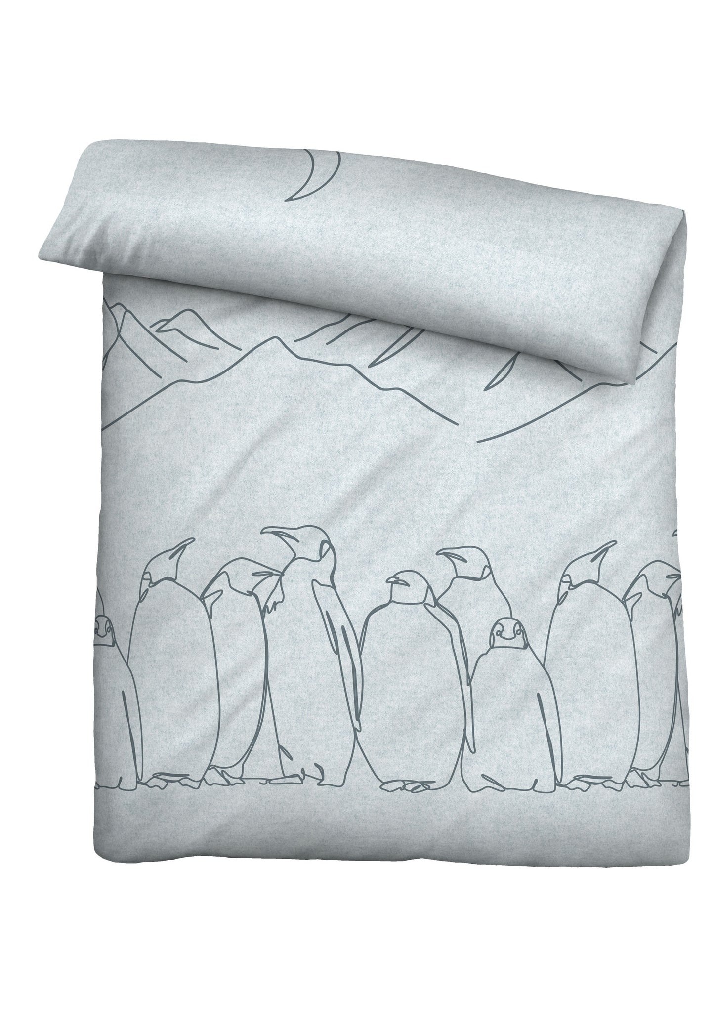 biberna Melange-Flanell Bettwäsche – Melange-Flanell Qualität – weiche Bettwäsche