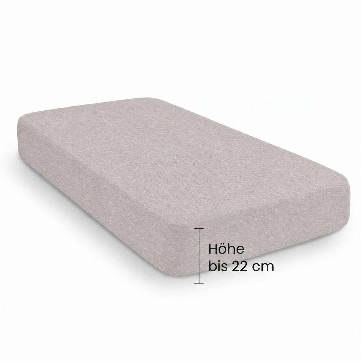 biberna Spannbetttuch – Steghöhe