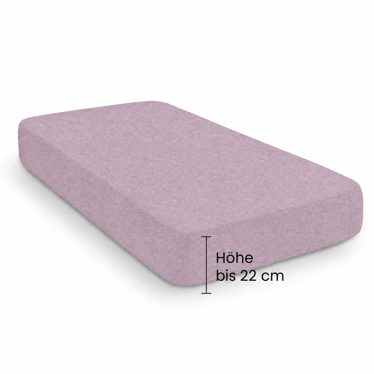 biberna Spannbetttuch – Steghöhe