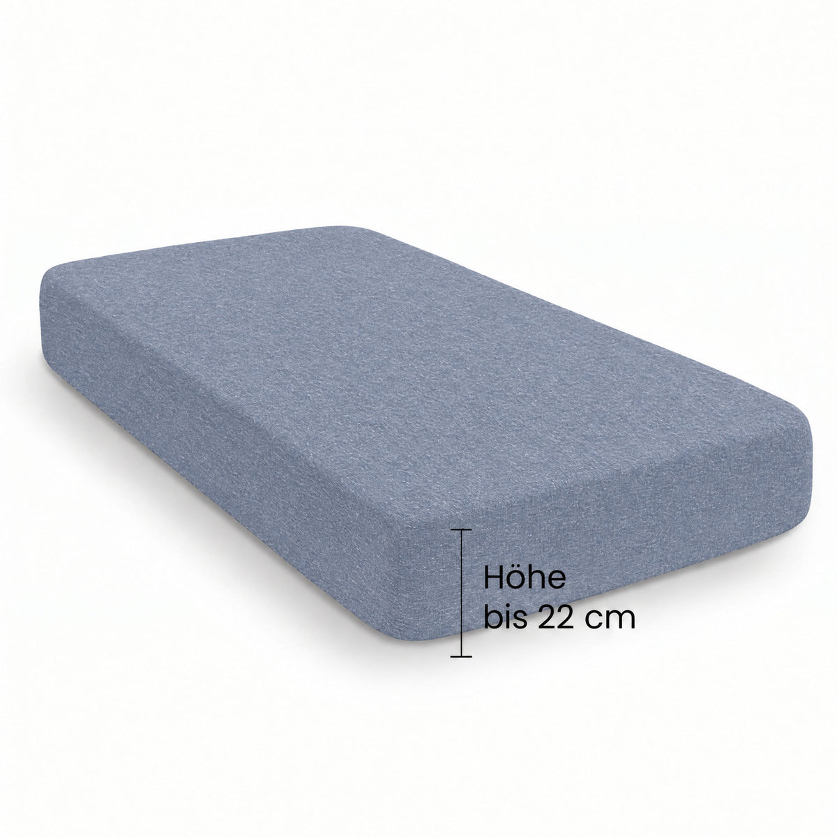 biberna Spannbetttuch – Steghöhe