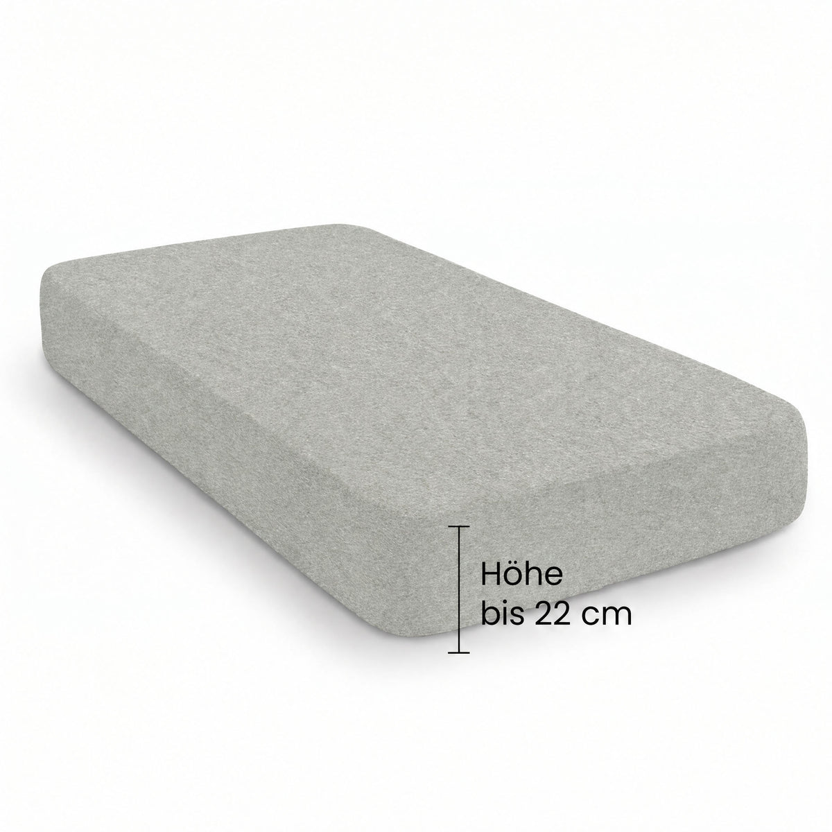 biberna Spannbetttuch – Steghöhe